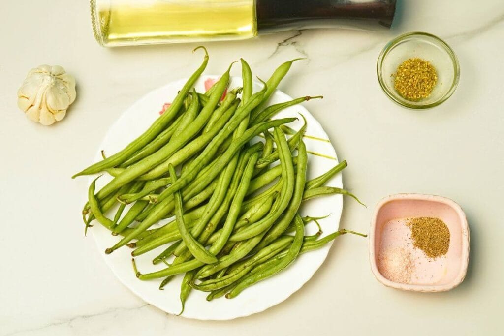 air fryer garlic green beans Ingredients