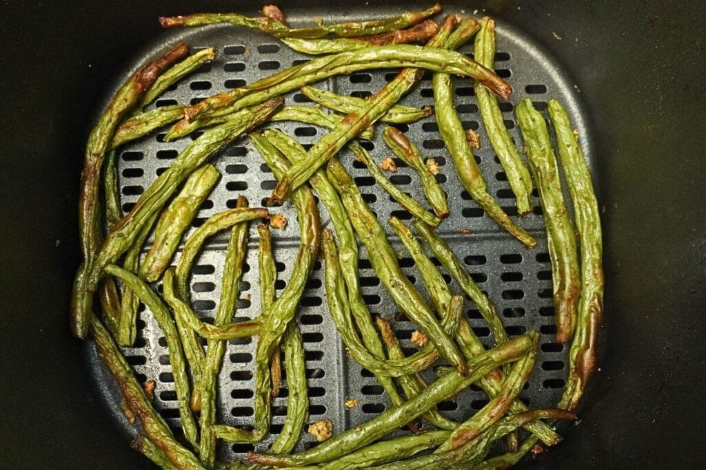 air fryer garlic green beans recipe