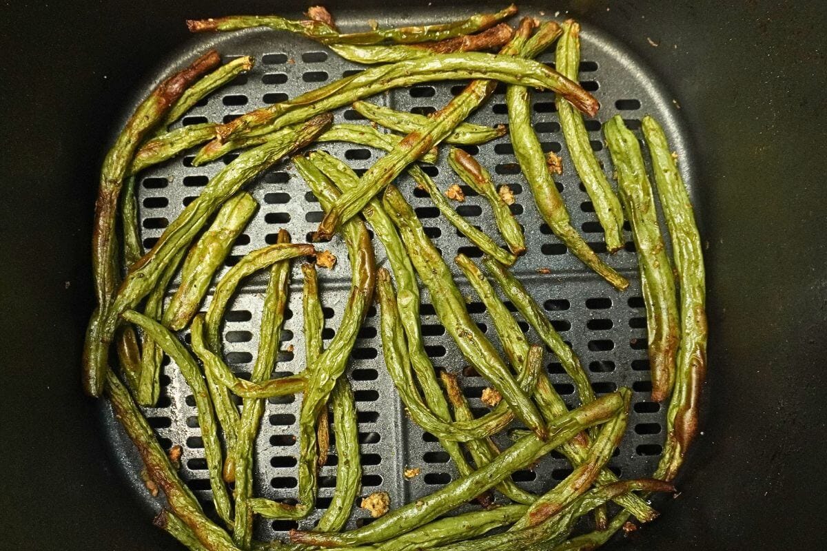 air fryer garlic green beans recipe