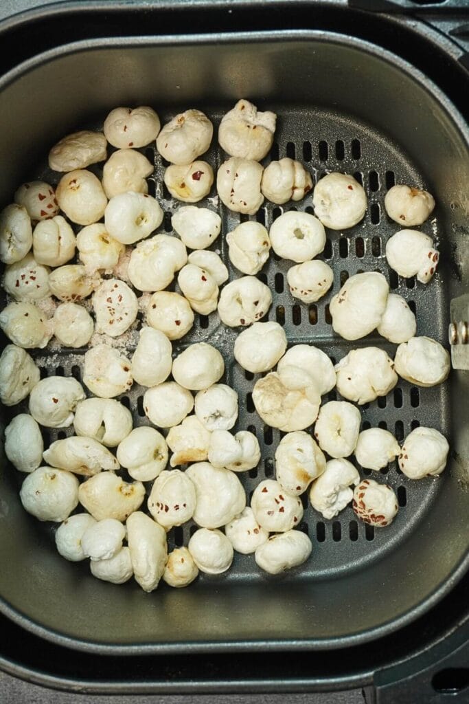 airfryer makhana add spices