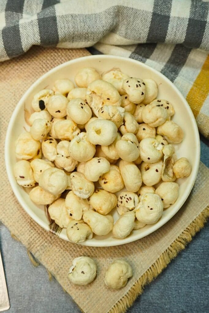 airfryer makhana final cooked