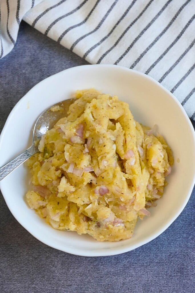 aloo bharta in air fryer final serve