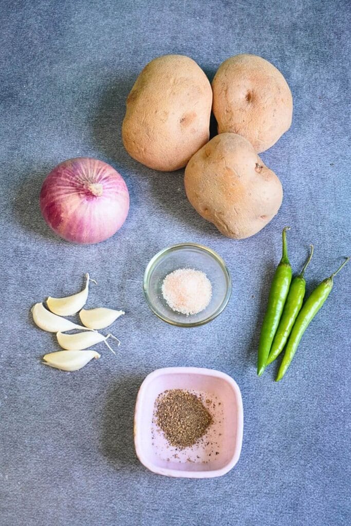 aloo bharta in air fryer ingredients