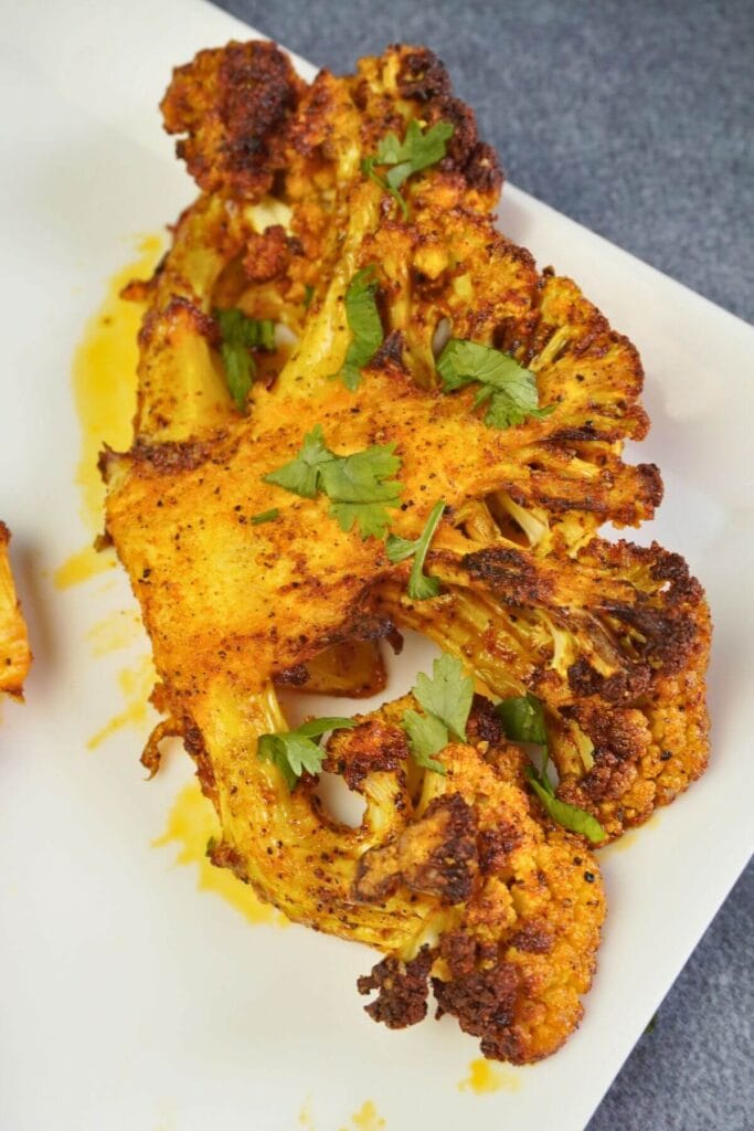 cauliflower steak in air fryer final