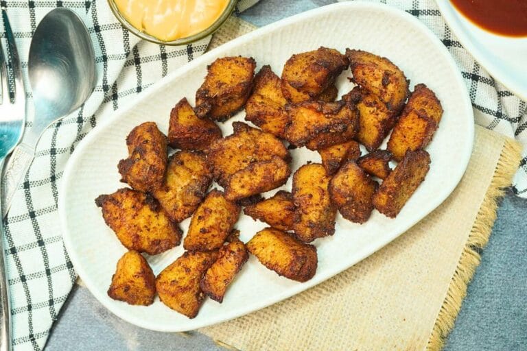 chicken chunks in airfryer feature image