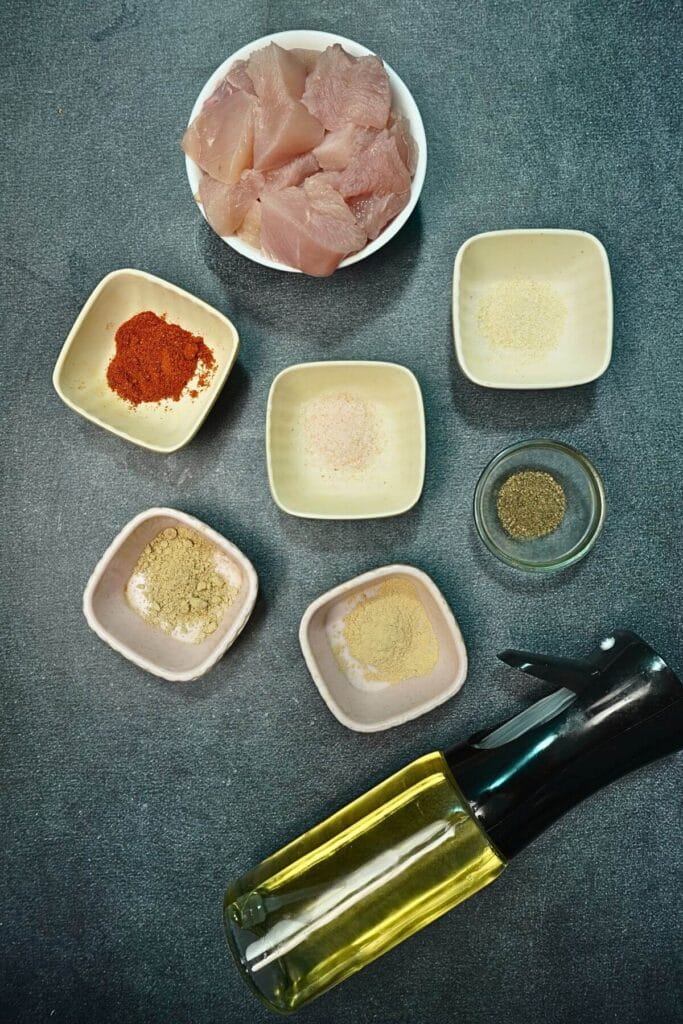 chicken chunks in airfryer ingredients