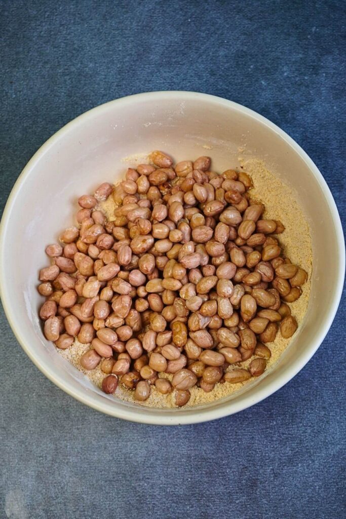 masala peanuts in airfryer add peanuts