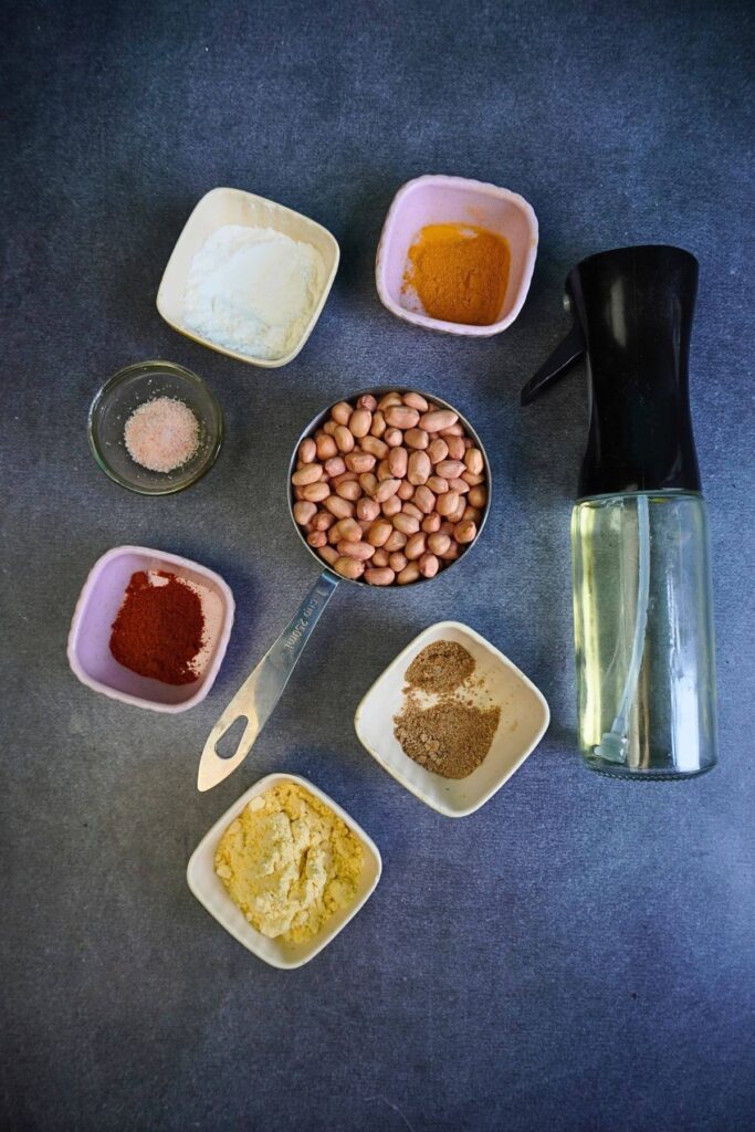masala peanuts in airfryer ingredients