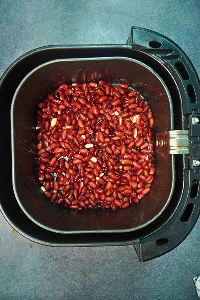 rajma in air fryer add in basket