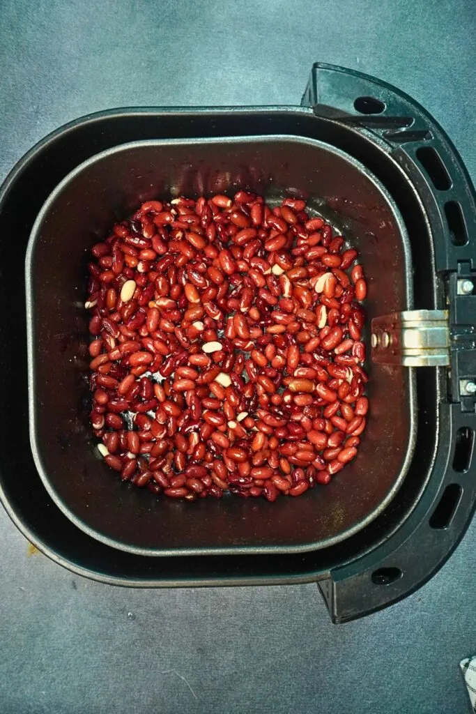rajma in air fryer add in basket