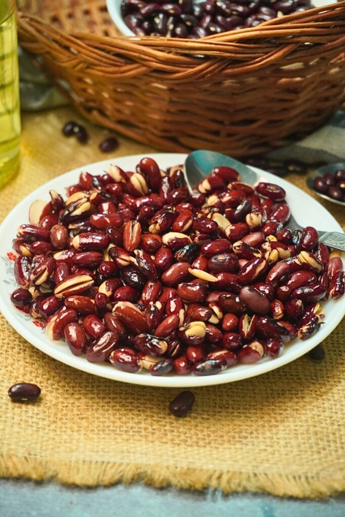 rajma in air fryer final cooked