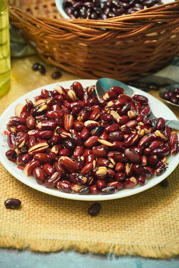 rajma in air fryer final cooked