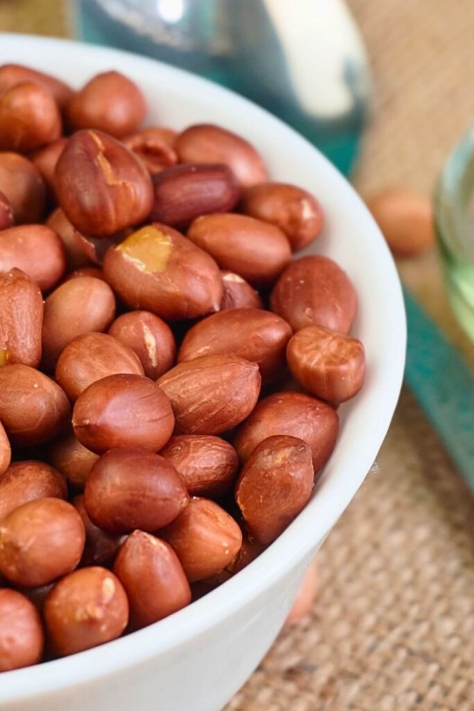 roast peanuts in airfryer serving