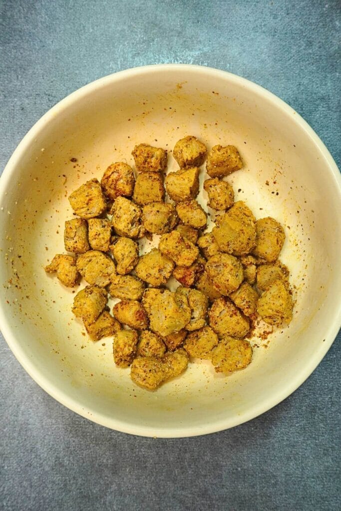 soybean airfryer mix well