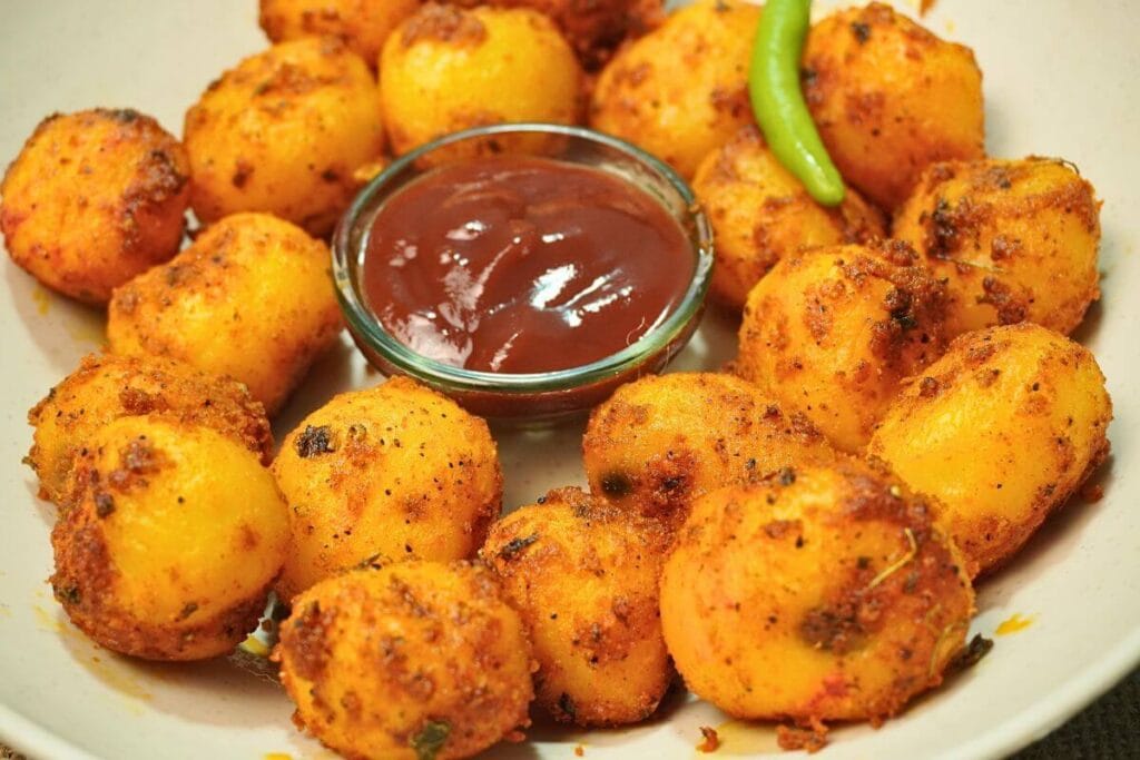 tandoori potatoes in airfryer final